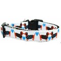 Mirage Pet Products Doxie Love Nylon Ribbon Dog Collar Extra Large 125-141 XL